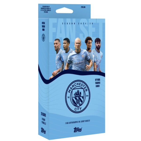 Blister TOPPS Fan Set - Manchester - 2024/25 - Inglés